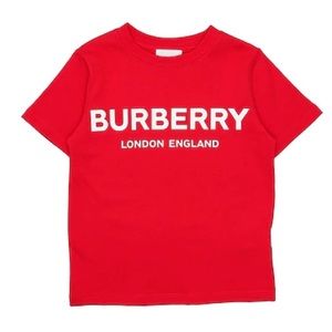 Burberry boys kids red tshirt youth
